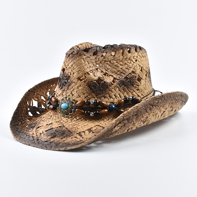 Topi Jerami Koboi Buatan Tanga - Bucket Hat Straw ulasan dan harga