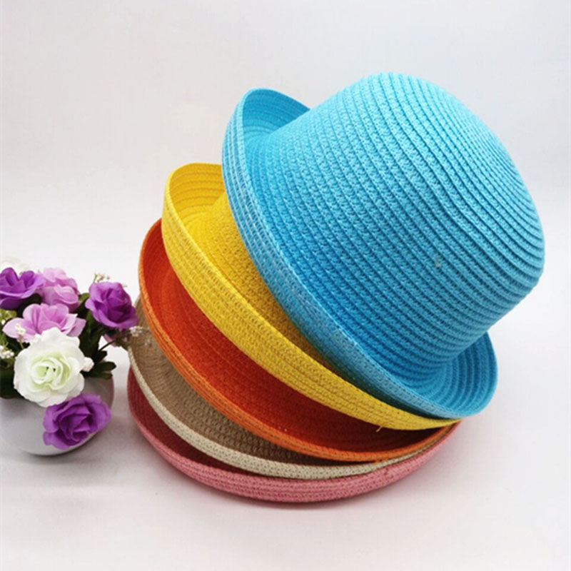 Topi Bowler Tabir Surya Travel - Bucket Hat Straw ulasan dan harga